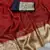 Red Viscose Georgette checks Design Saree