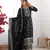 Elegant Black Kurta Set with Geometric Palazzo & Embroidered Dupatta