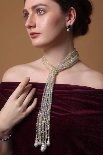 Sapphire whisper drop earring