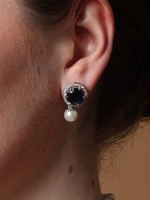 Sapphire whisper drop earring 2