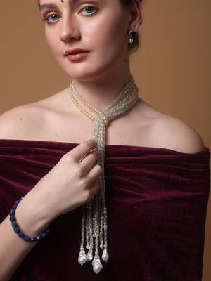 Sapphire whisper drop earring 4