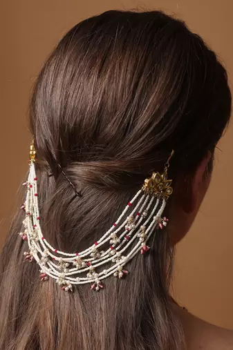 Petal whisper braid pin