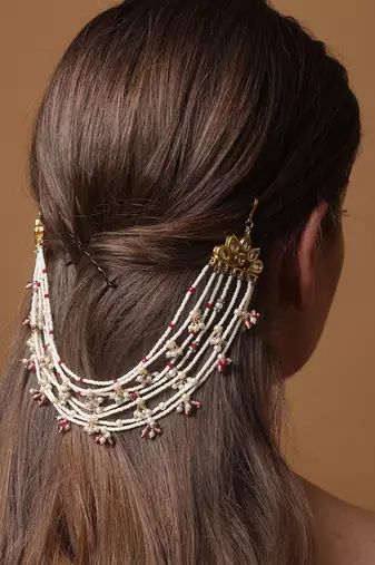 Petal whisper braid pin