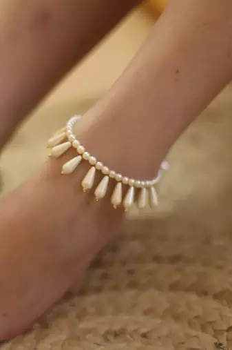 Ivory dreams anklet