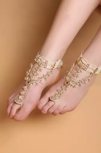 Rosefire elegance anklet