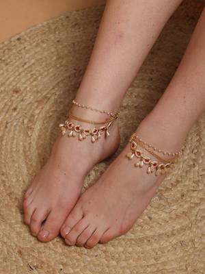 Rouge bloom anklet 1