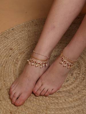 Rouge bloom anklet 3