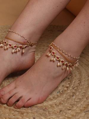 Rouge bloom anklet 5