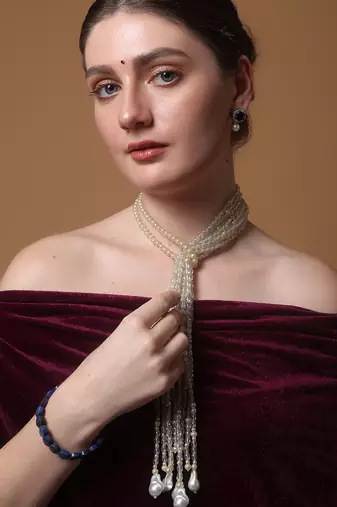 Snowlace spark haar pendent necklace