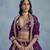 Purple Embroidered Art Silk Lehenga With Blouse