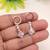 Dazzling vintage look with white color antique stone earrings for parties