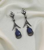 Blue color fashion earrings that complement both formal and casual outfits