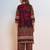 jade red printed blended kurta sets