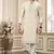 beige banarasi art silk straight kurta with lining pajama for men