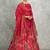 Hot Pink Floral Printed Lehenga with Embroidered Blouse & Dupatta
