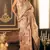 Light Pink Soft Satin Organza Embroidery Saree