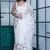 White Designer Embroidered Jimmy Choo Saree 