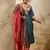 Rama color viscosee rayon fabric embroidery work readymade kurta set with dupatta