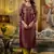 Maroon color shimmer silk embroidery work readymade kurti