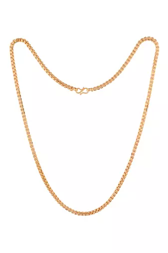 Golden chain medium length one gram gold