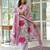 Yutika rose pink printed cotton kurta sets
