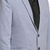 Grey jacquard plain solid full sleeve blazer for men
