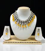 Yellow  Heavy Necklace Set
