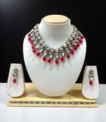 Red  Heavy Necklace Set