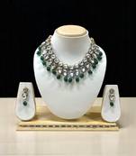 Green  Heavy Necklace Set