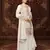 White embroidered chinon semi-palazzo style salwar suit