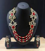 Red  Heavy Necklace Set