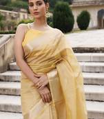 Zari tissue banarasi saree