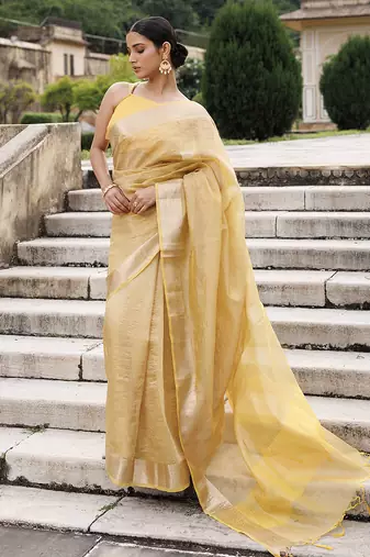 Zari tissue banarasi saree