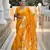 Woven meenakari yellow dola art silk saree