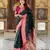 Green paithani art silk woven jacquard saree