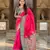 Pink paithani art silk woven jacquard saree