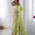 Green jimmy choo sequins embroidered saree