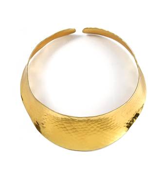 Gold finished dune choker 3