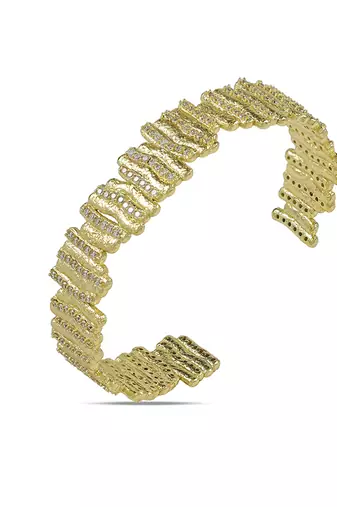 Golden cubic net cuff