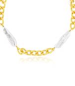 Golden pearl anklet ( 1 piece )