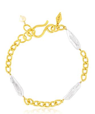Golden pearl anklet ( 1 piece ) 2