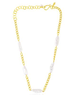 Golden concord pearl necklace 5