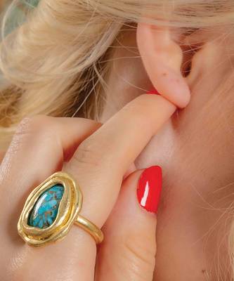 Turquoise ocean ring for women 1