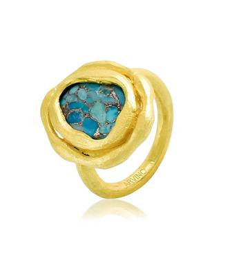 Turquoise ocean ring for women 3