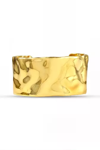 Gold molten solar cuff