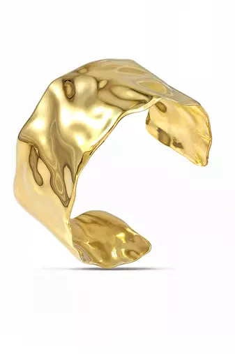 Gold molten solar cuff