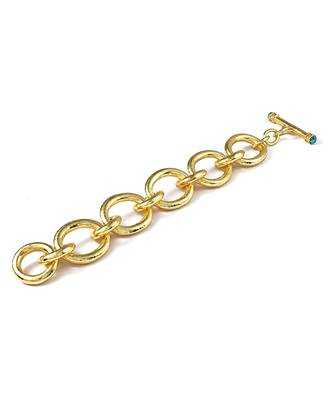 Gold heirloom studded bracelet 3