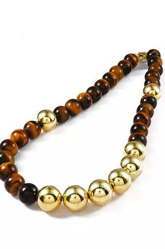 Tiger’s eye multicolor necklace