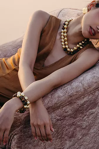 Tiger’s eye multicolor necklace