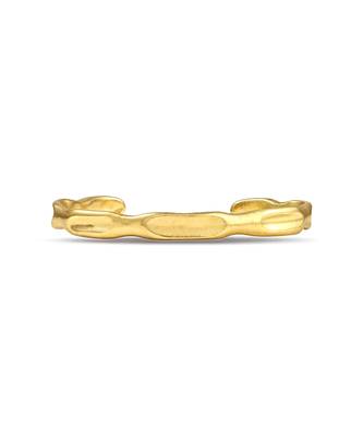Gold sun-kissed open bangle 4